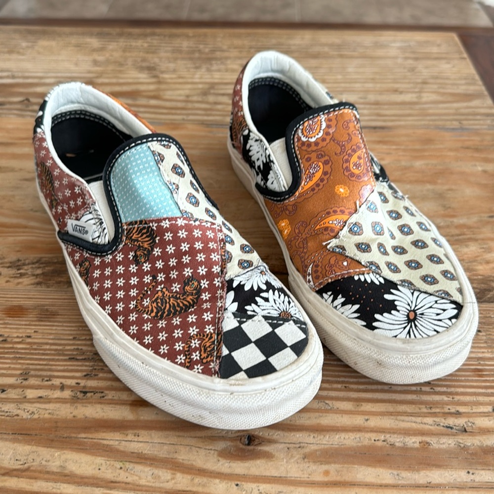 Patchwork vans!!